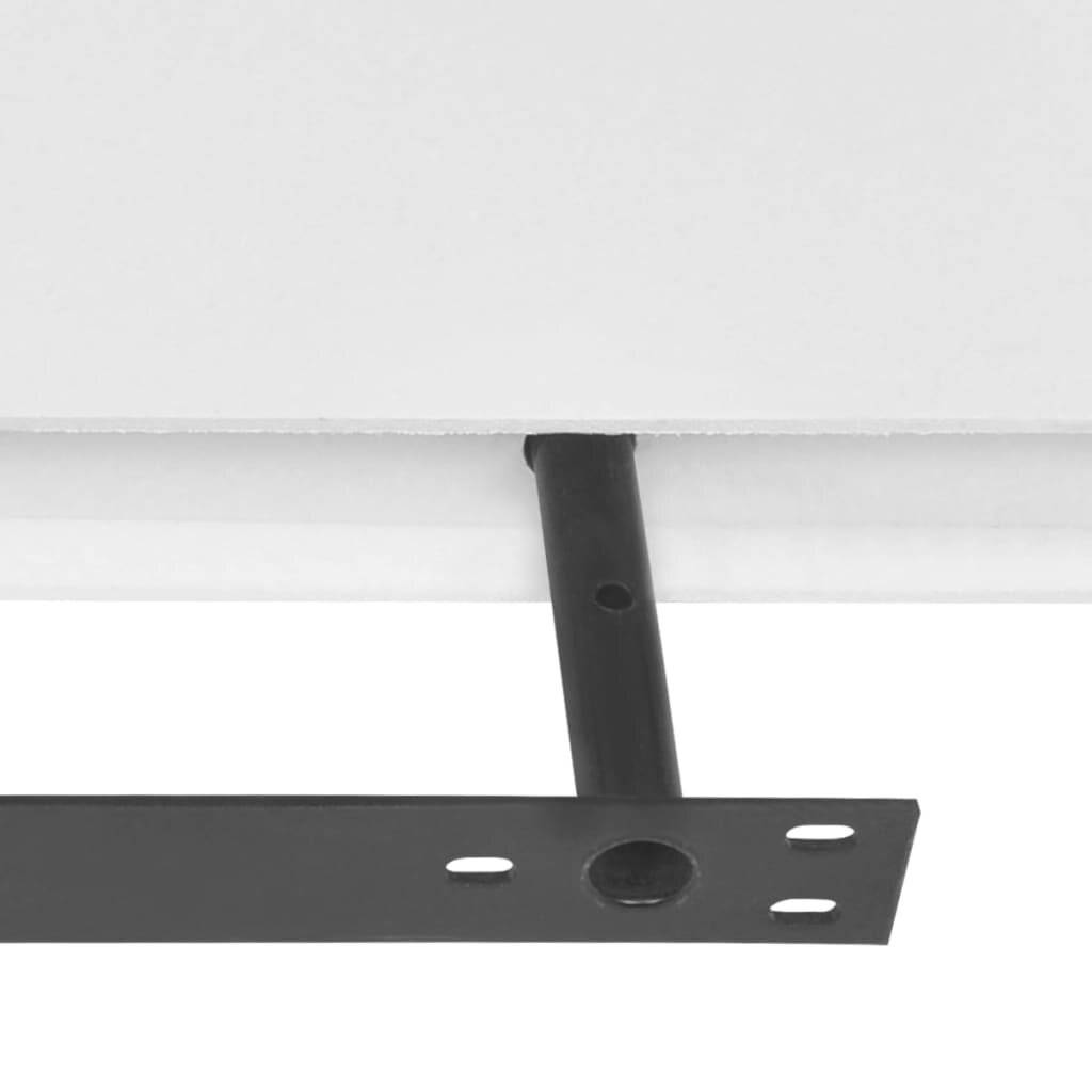 Wandregale 4 Stk. Weiß 120 cm-3