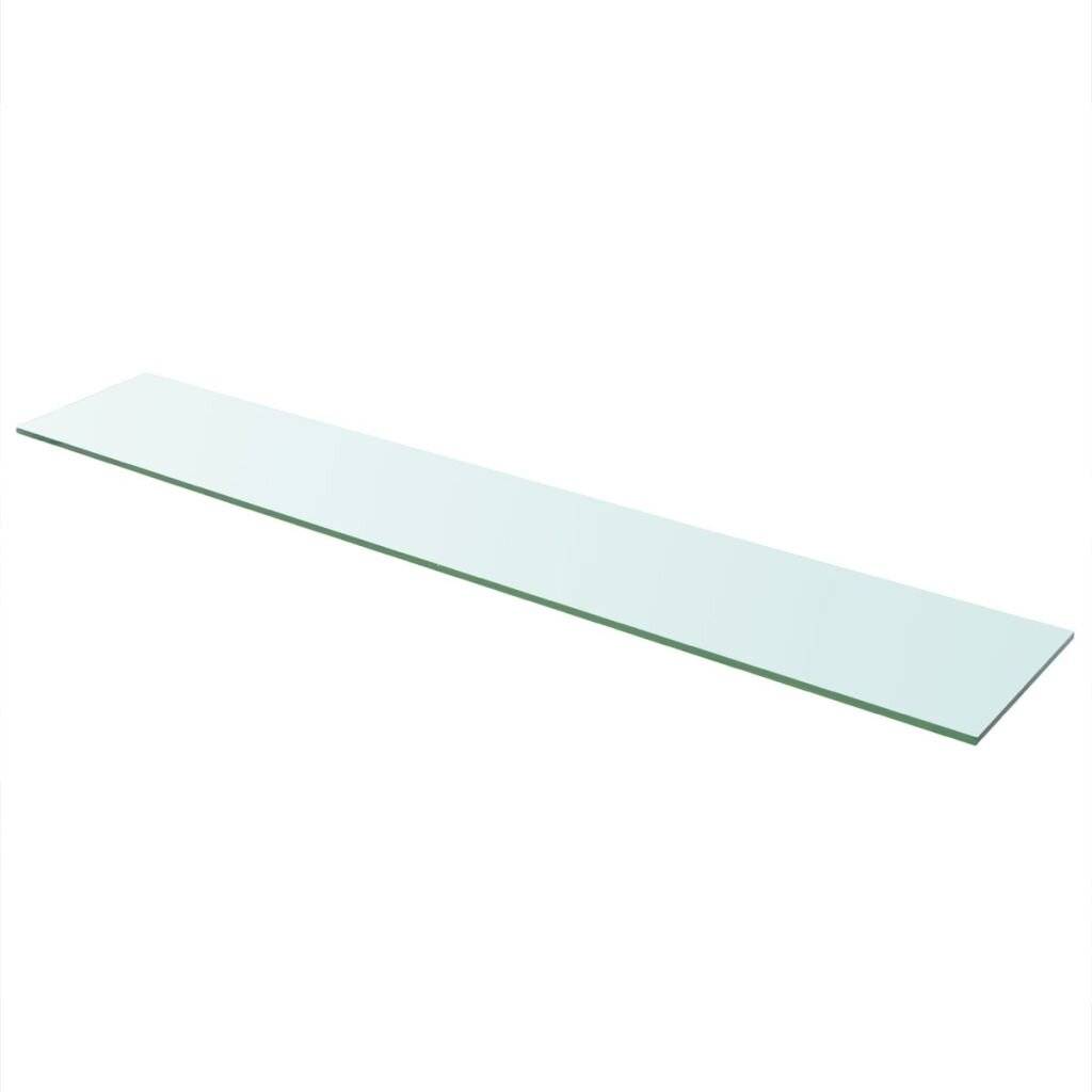 vidaXL Regalboden Glas Transparent 110 cm x 20 cm-3