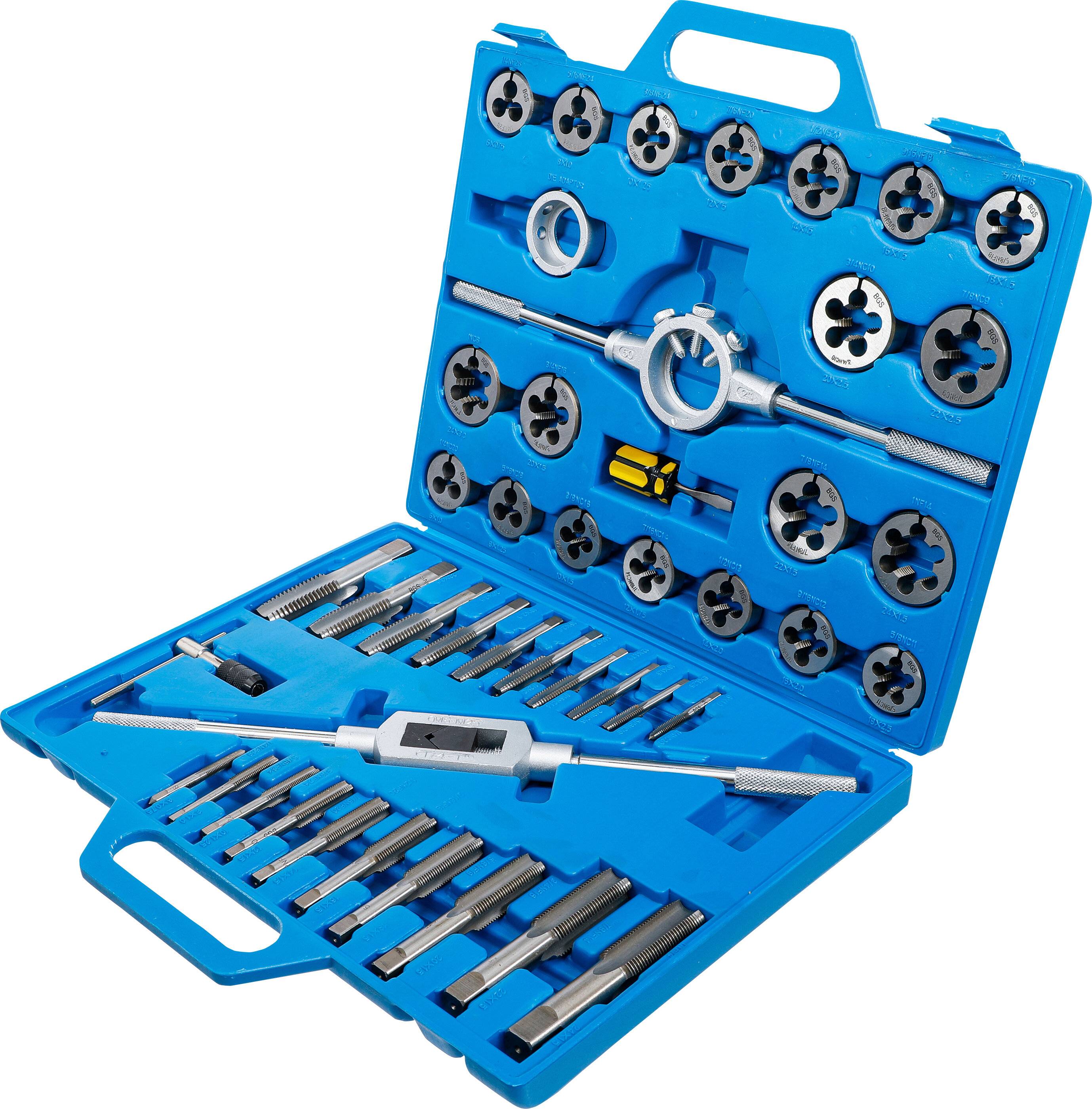 Gewindeschneid-Satz Zoll 1/4" - 1" 45-tlg.-2