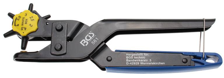 Revolver-Lochzange mit Hebelübersetzung-5