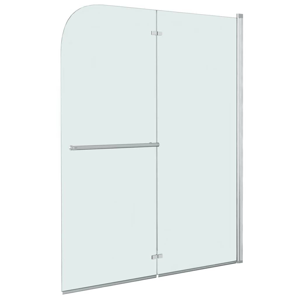 Faltbare Duschkabine 2 Paneele ESG 95 x 140 cm-1
