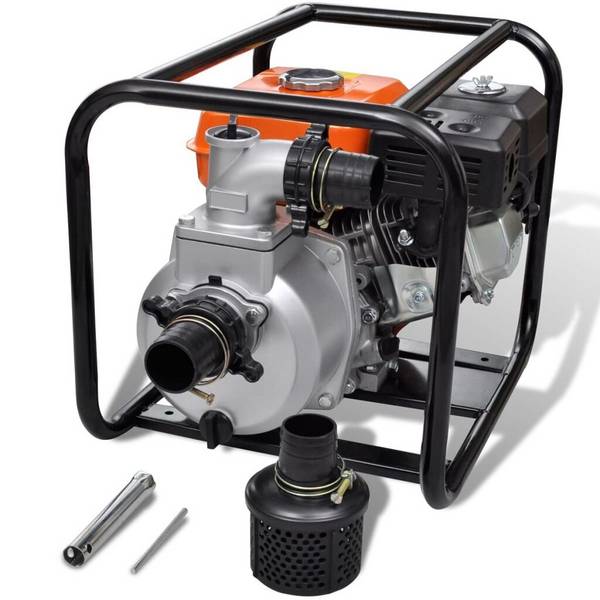 Benzin-Wasserpumpe 80 mm Schlauchanschluss 6,5 PS