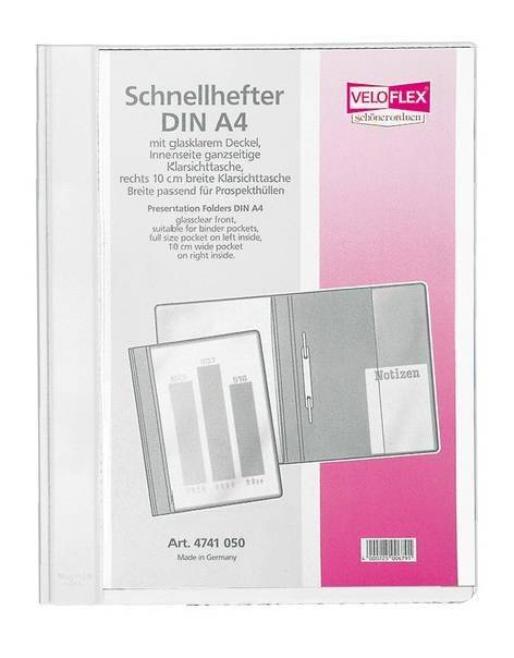 Schnellhefter Veloform A4 weiß-2