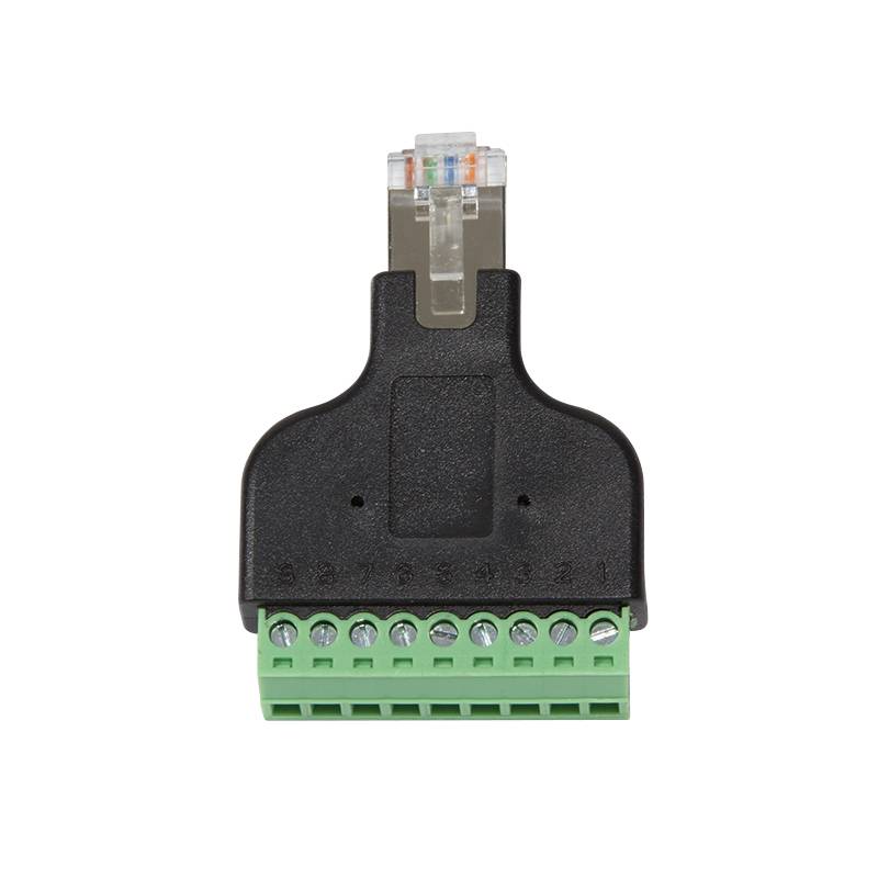 LogiLink Professional RJ45 Stecker auf Terminal Block 8-Pin Adapter-2