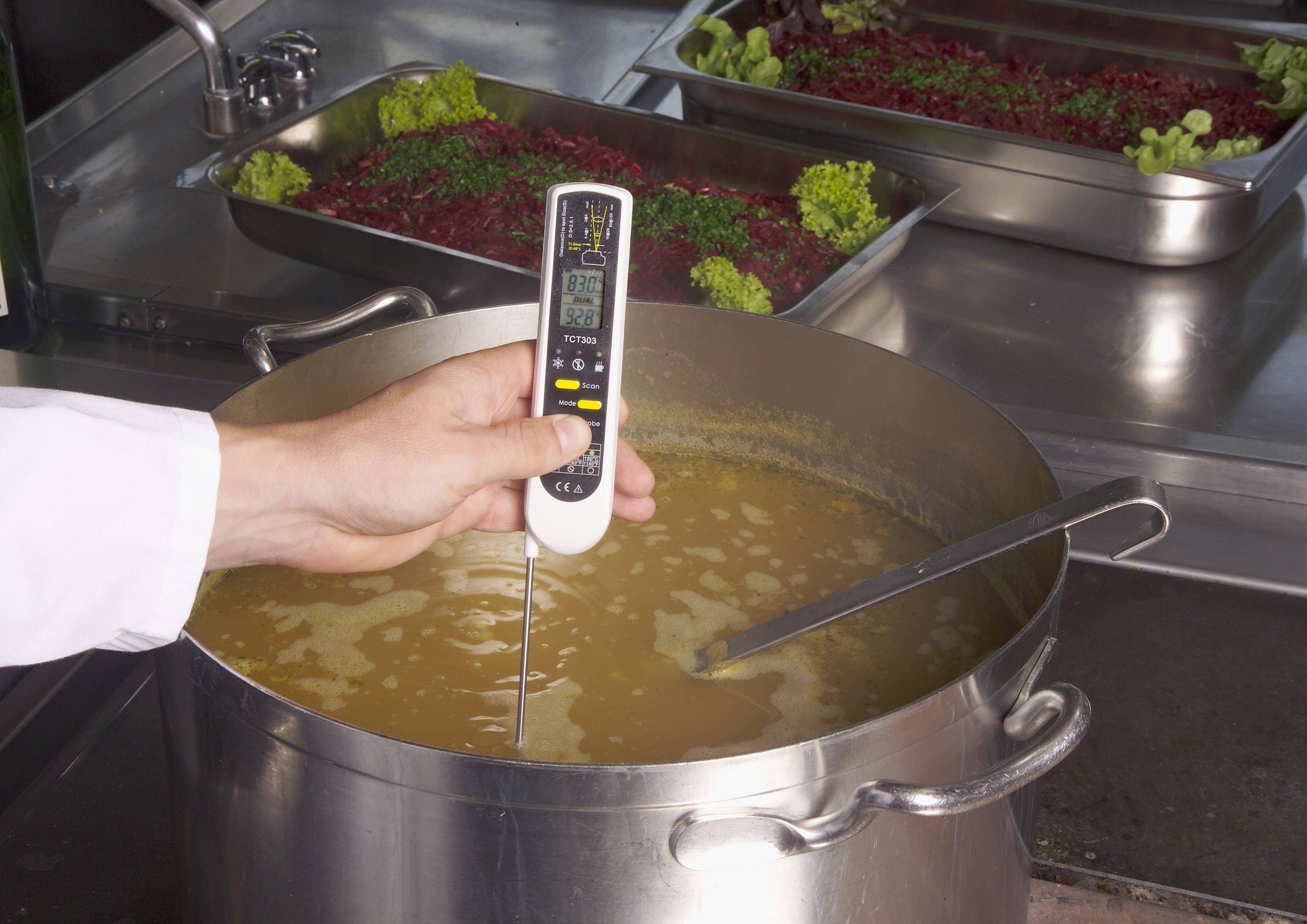 DualTemp Pro Einstech-Infrarot-Thermometer HACCP / EN 13485-4