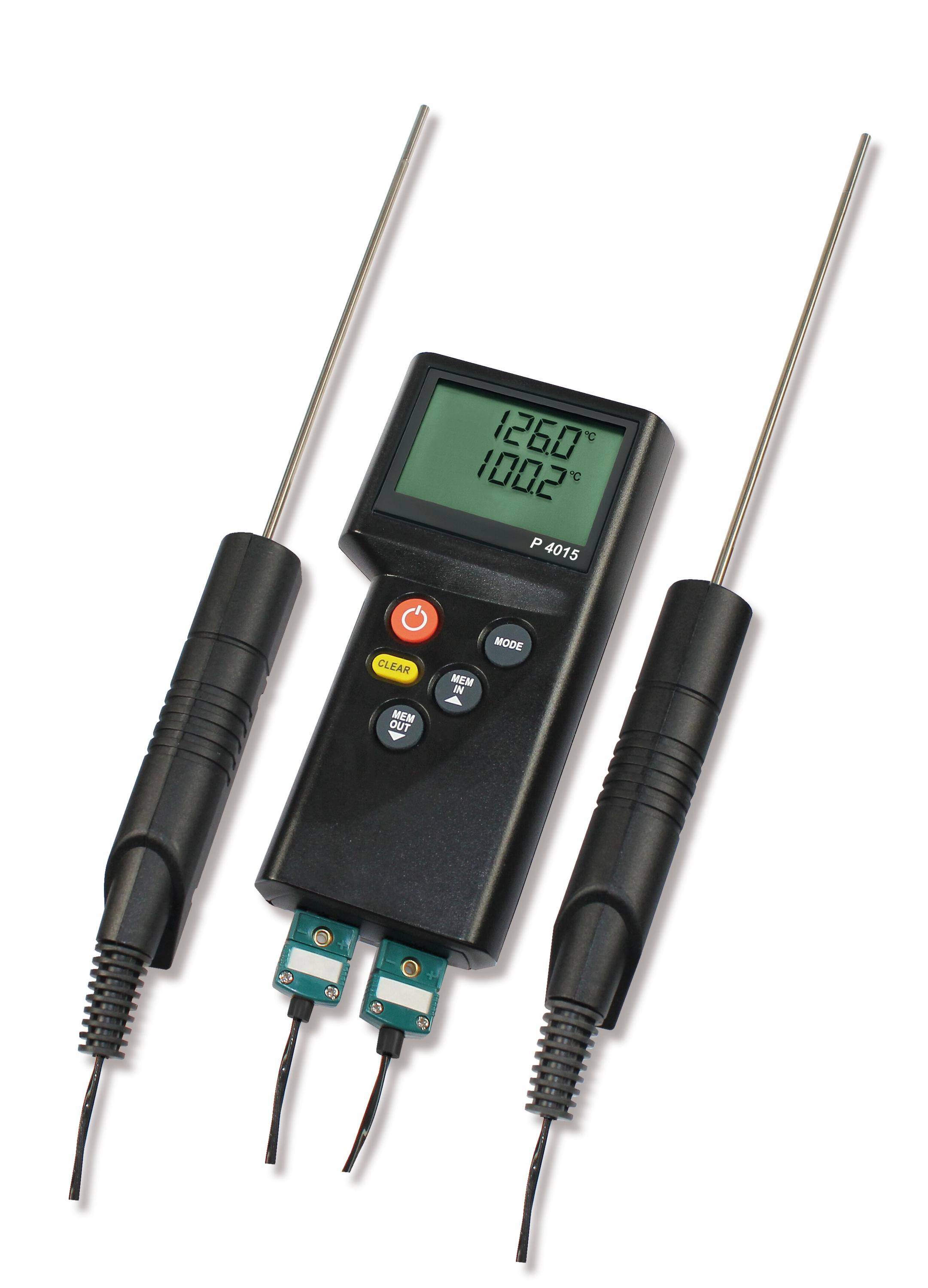 P4015 Profi-Thermometer, 2-Kanal, Thermoelement Typ-K-0