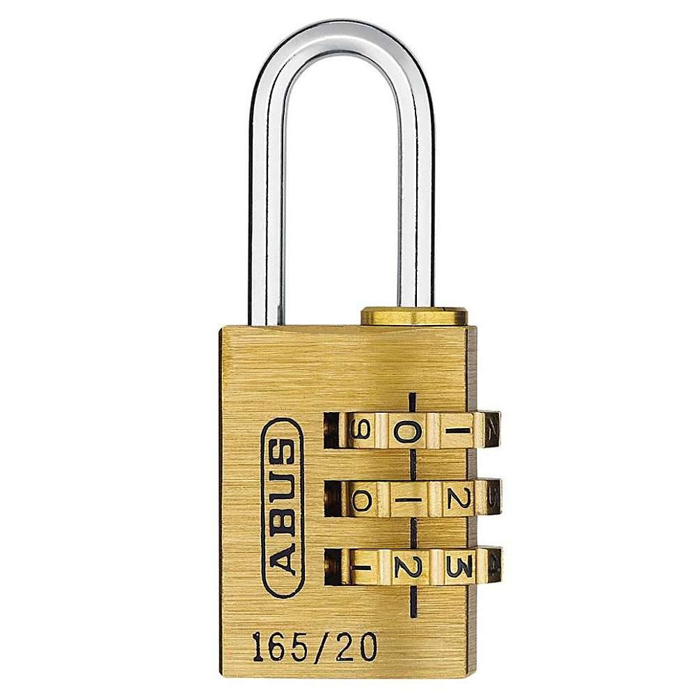 Zahlenvorhangschloss 165 Schlosskörper-B.23mm MS Zahlenroll.3 ABUS-0
