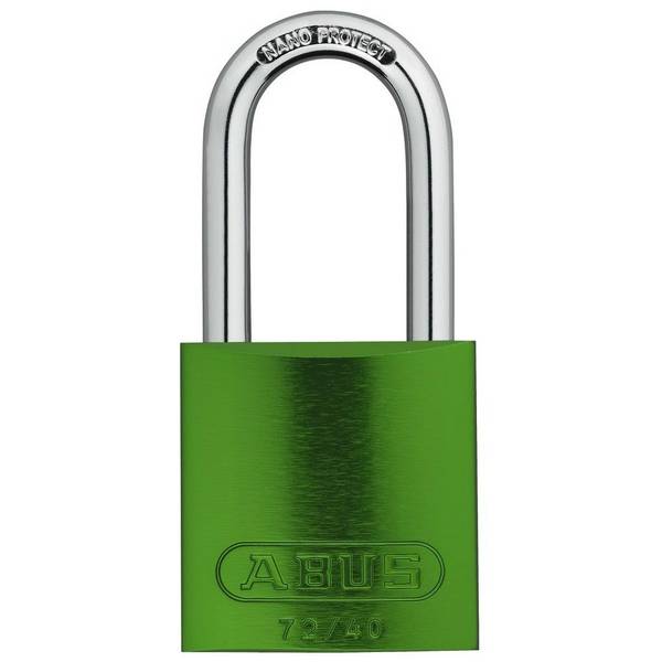 ABUS Vorhangschloss Aluminium 72/40HB40 grün vs.