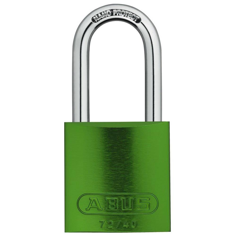 ABUS Vorhangschloss Aluminium 72/40HB40 grün vs.-0