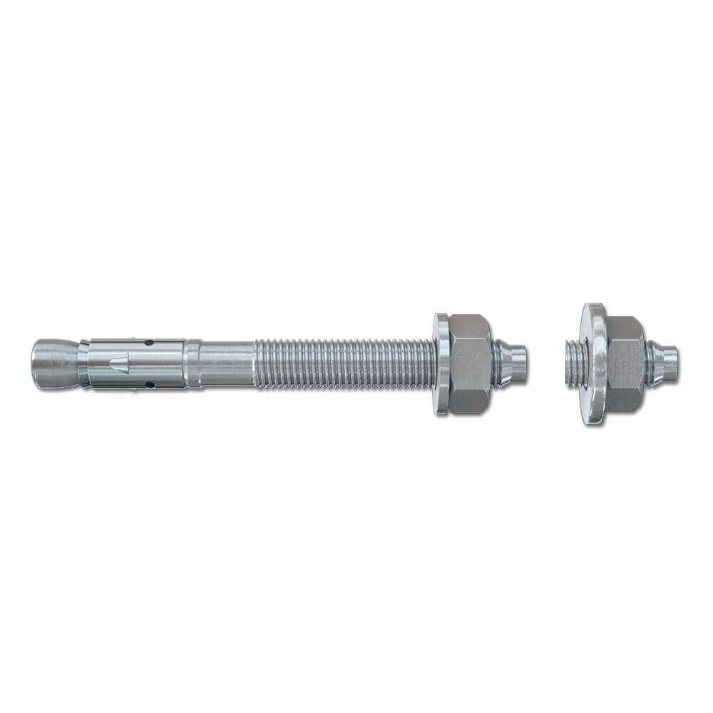 fischer® Bolzenanker - FBZ 12/10 GS - Stahl galvanisch verzinkt, mit großer Unterlegscheibe - M 12 x 61 mm - Dübellänge -0