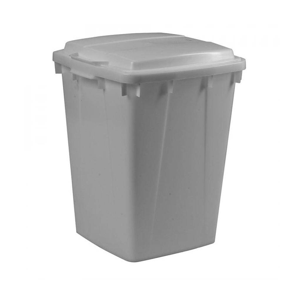 Abfall- u.Wertstoffsammler 90l H600xB485xT510mm PE grau GRAF