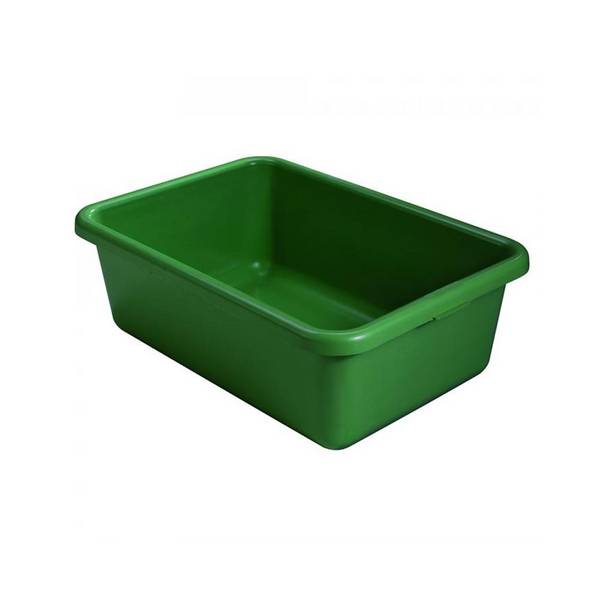 Großbehälter - konische Ausführung - aus GFK - Volumen 100 l - Graf® - Höhe 290 mm - Innenmaß oben (L x B) 780 x 520 mm - Innemaß unten (L x B) 730 x 410 mm - Randbreite 35 mm - Gewicht 7 kg