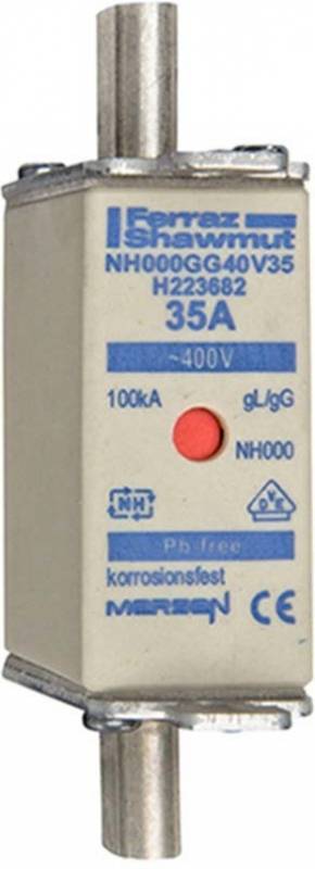 9 Stk. Mersen Sicherungseinsatz NH gG