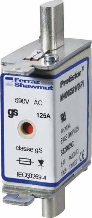 3 Stk. Mersen Sicherungseinsatz NH gS
