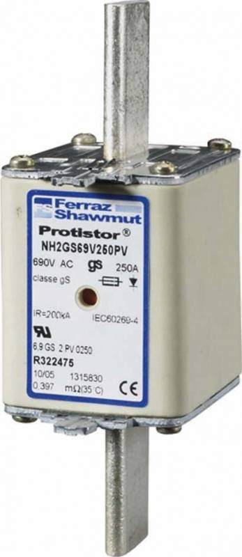 3 Stk. Mersen Sicherungseinsatz NH gS