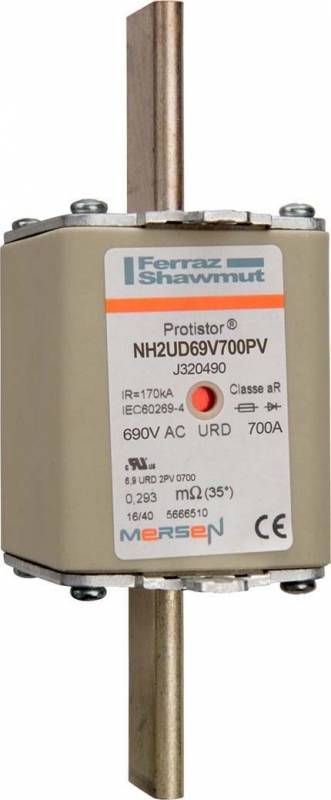 3 Stk. Mersen Sicherungseinsatz NH aR-0