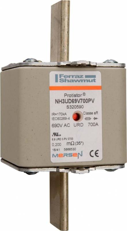 Mersen Sicherungseinsatz NH aR NH3UD69V700PV-0