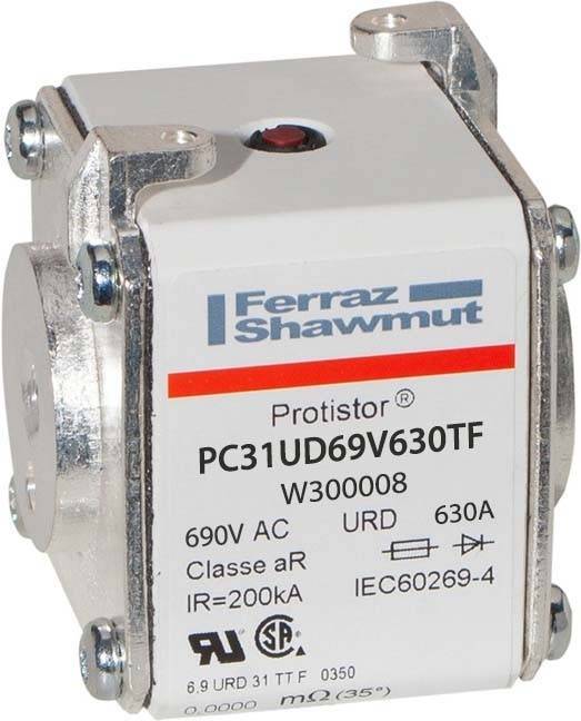 3 Stk. Mersen Sicherungseinsatz aR PC31UD69V630TF