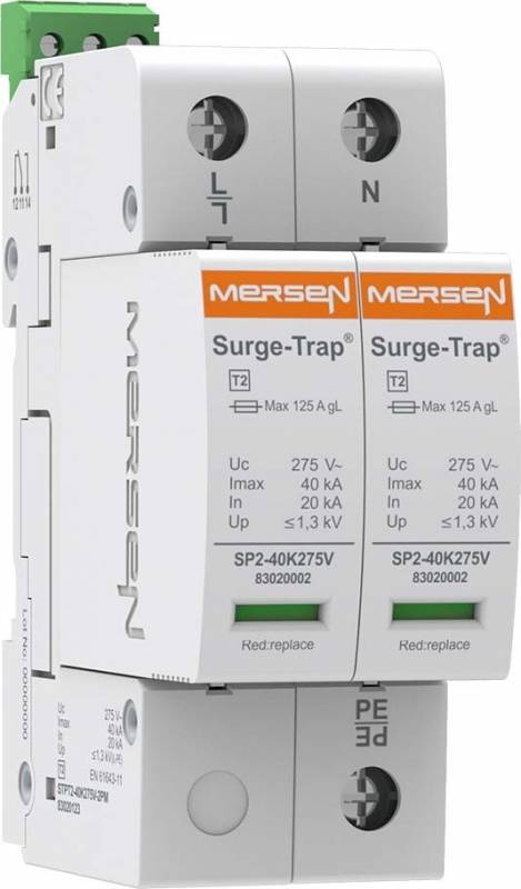 Mersen Überspg.-Ableiter Typ 2 STPT2-40K275V-2P-0