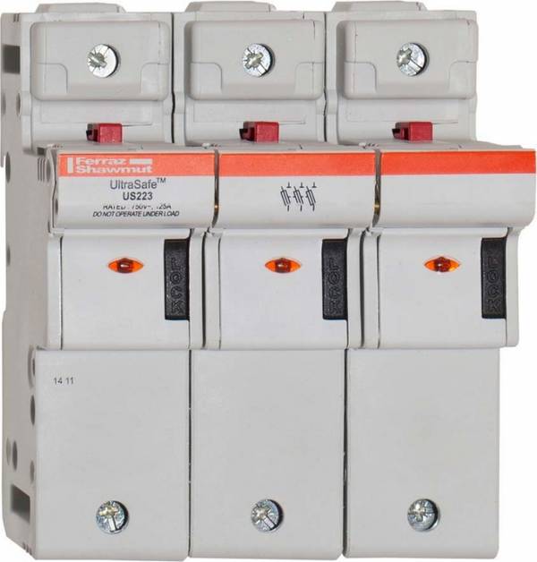 2 Stk. Mersen Sicherungshalter UL US143I