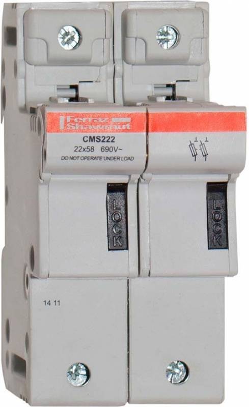 3 Stk. Mersen Sicherungshalter CMS222-0