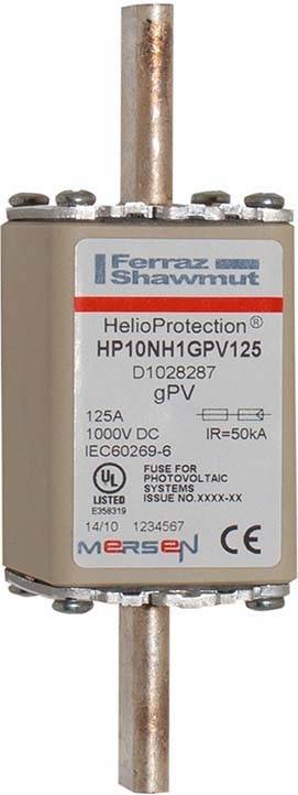 3 Stk. Mersen Sicherungseinsatz NH gPV