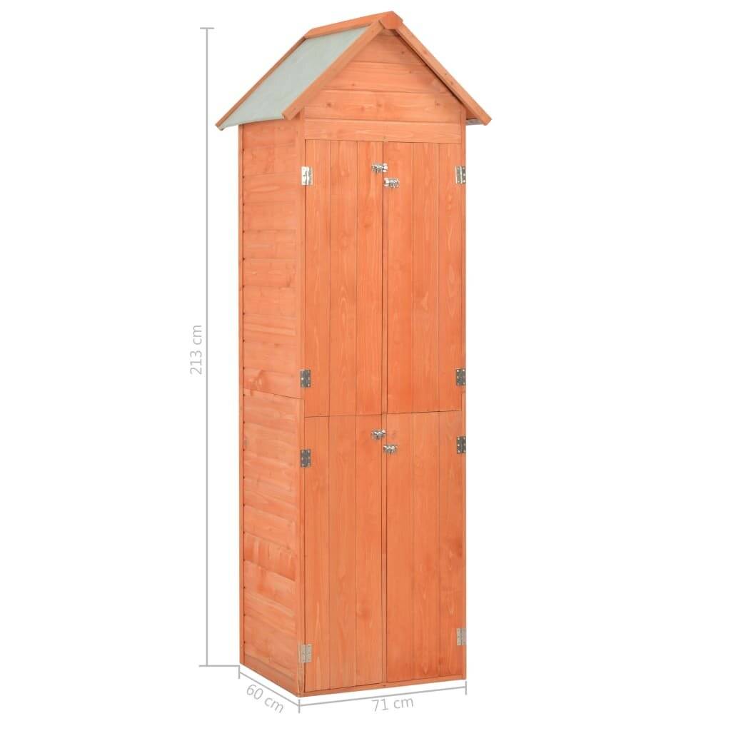 Symbolbild für Garten-Lagerschuppen 71 x 60 x 213 cm Holz