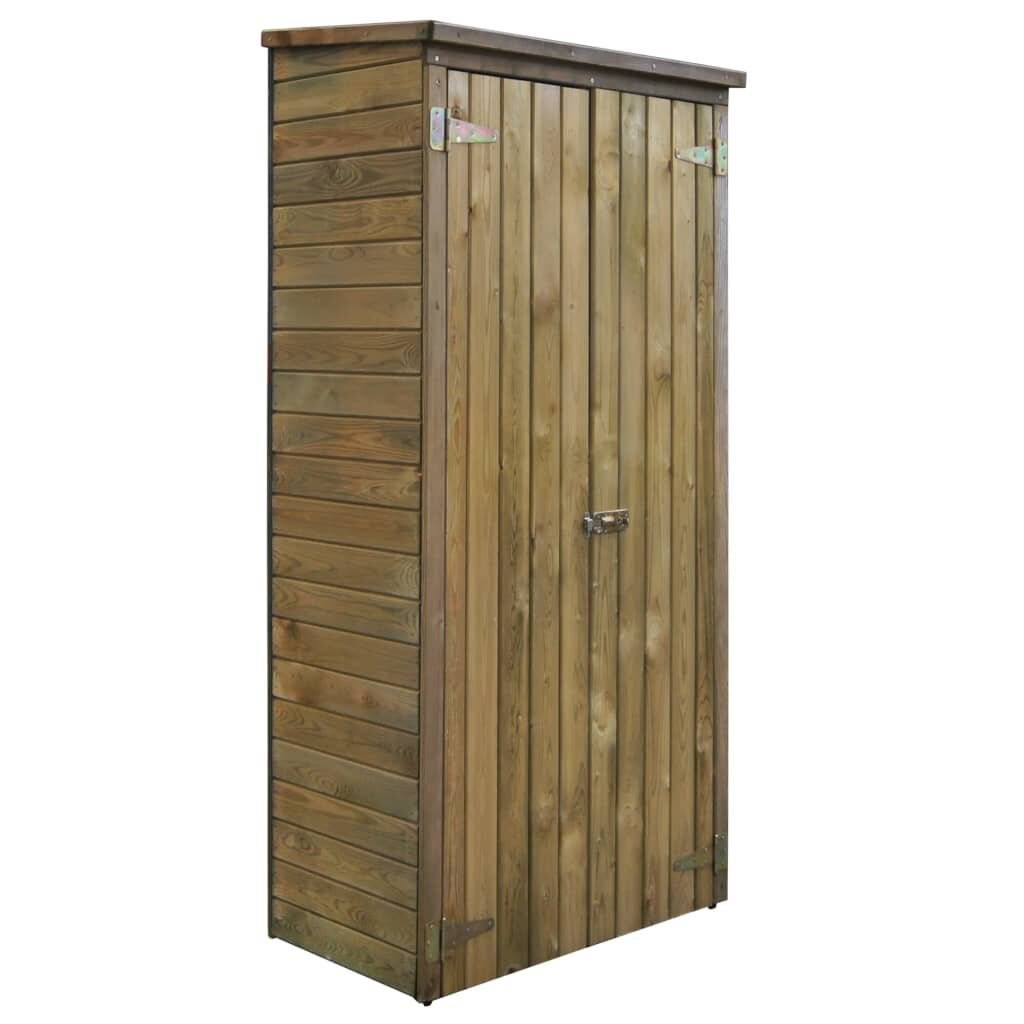 vidaXL Geräteschuppen Kiefernholz 85×48×177 cm-5
