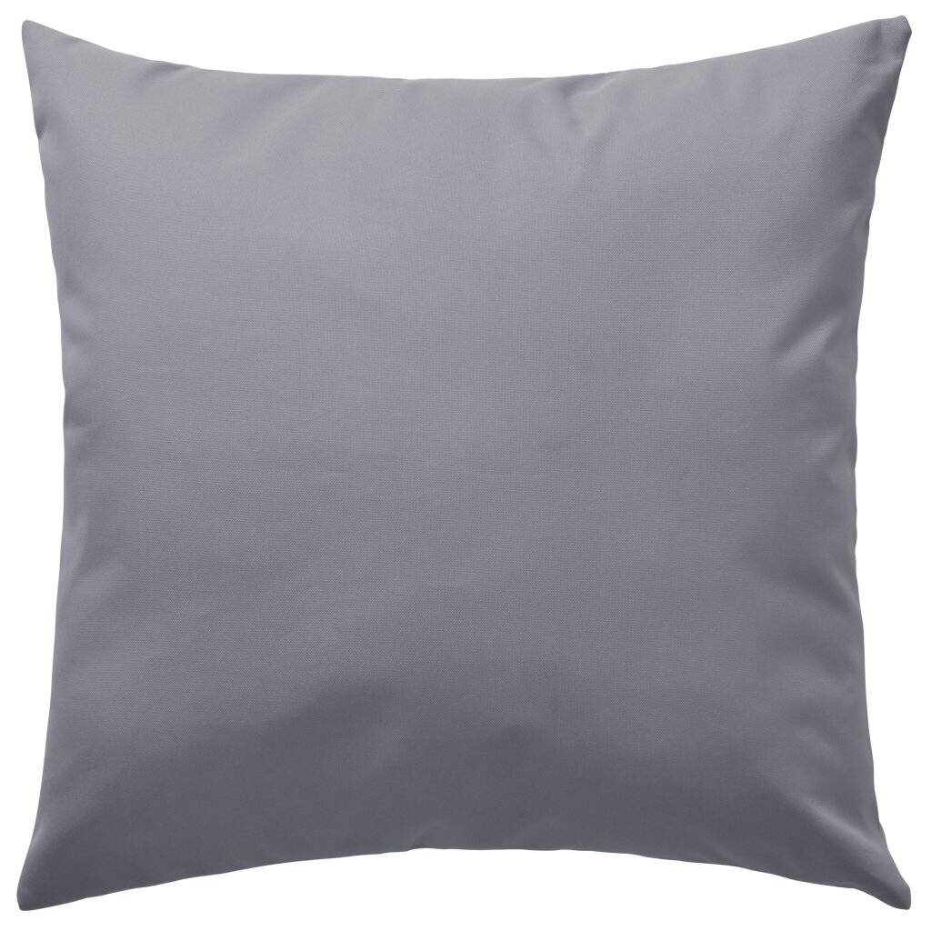 Gartenkissen 4 Stk. 45 x 45 cm Grau-1