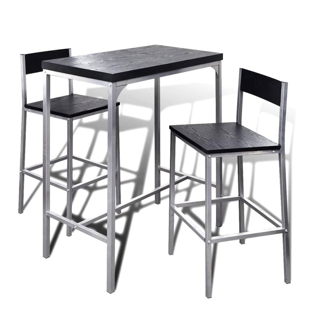 Bartisch Frühstückstisch Stehtisch mit Stühlen-0