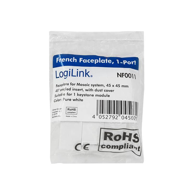 LogiLink Professional Unterputzdose für 1 Keystone Modul, 45 x 45 mm, weiß-3