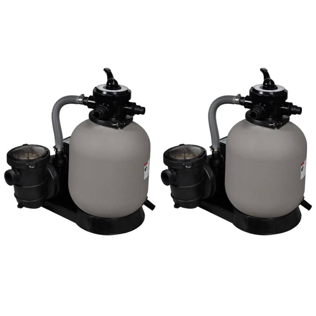 Sandfilterpumpen 2 Stk. 600 W 17.000 L/h-0