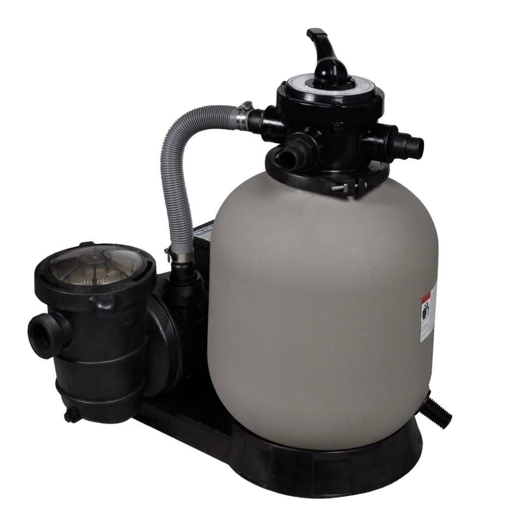 Sandfilterpumpen 2 Stk. 600 W 17.000 L/h-1