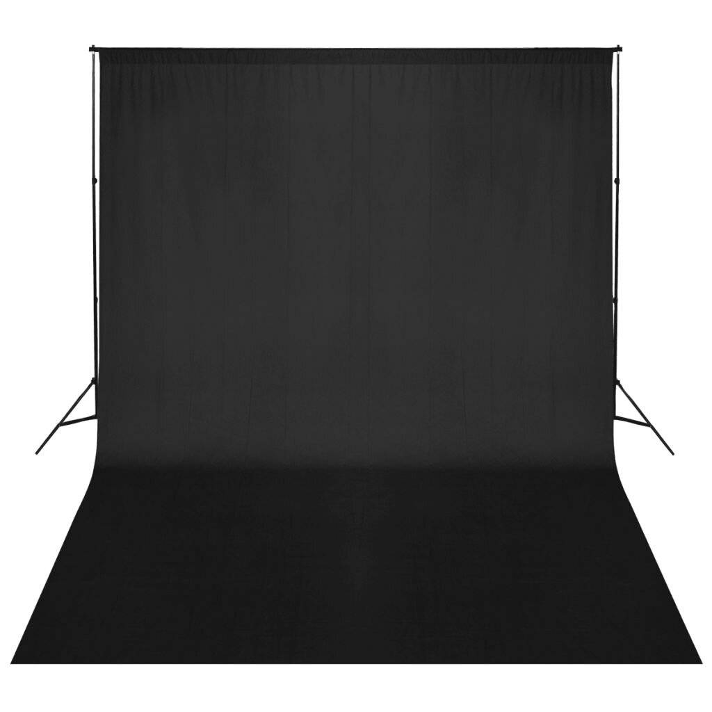 Fotohintergrund-System 500 x 300 cm Schwarz-0
