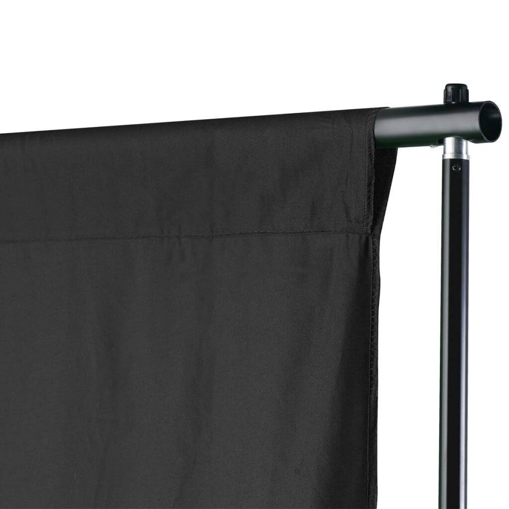 Fotohintergrund-System 500 x 300 cm Schwarz-1