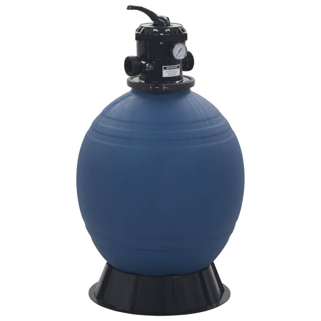 Pool-Sandfilter mit 6-Wege-Ventil Filterkessel Blau 560 mm-5