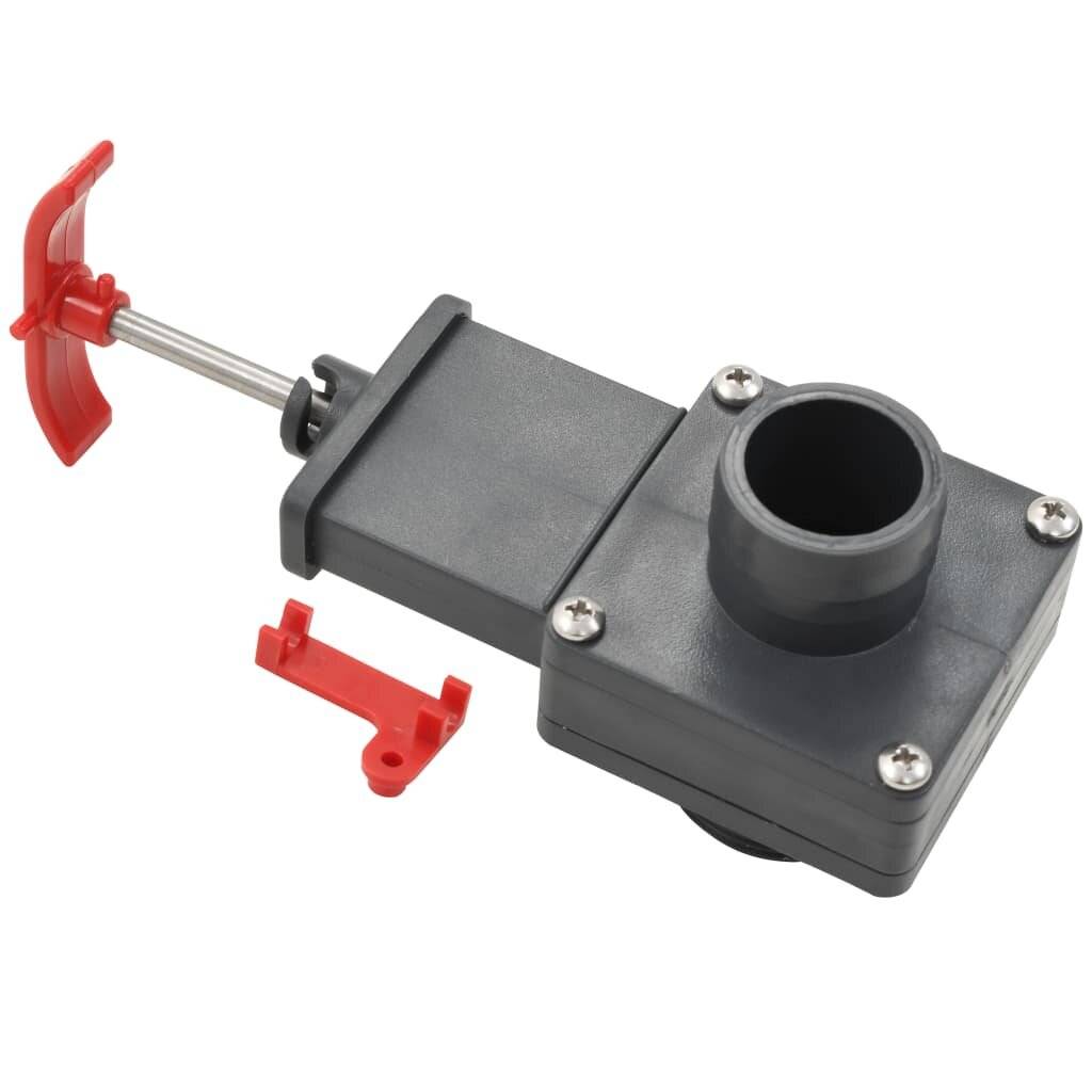 Pool Absperrschieber 2-tlg. 1,5"-3