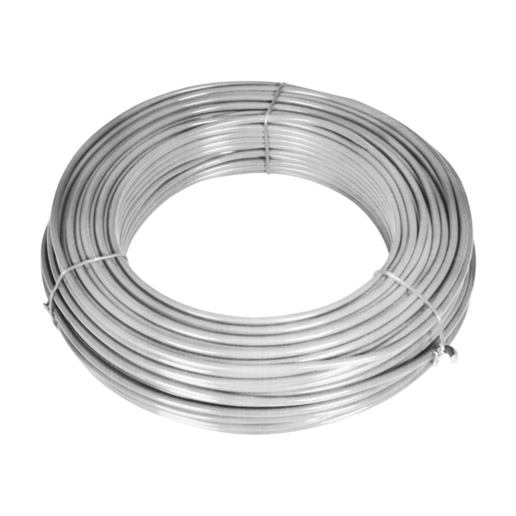 Verzinkter Maschendrahtzaun 25 x 0,8 m mit Pfosten-2