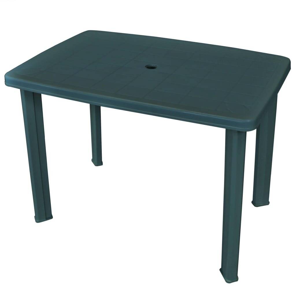 vidaXL Gartentisch Grün 101 x 68 x 72 cm Kunststoff-5