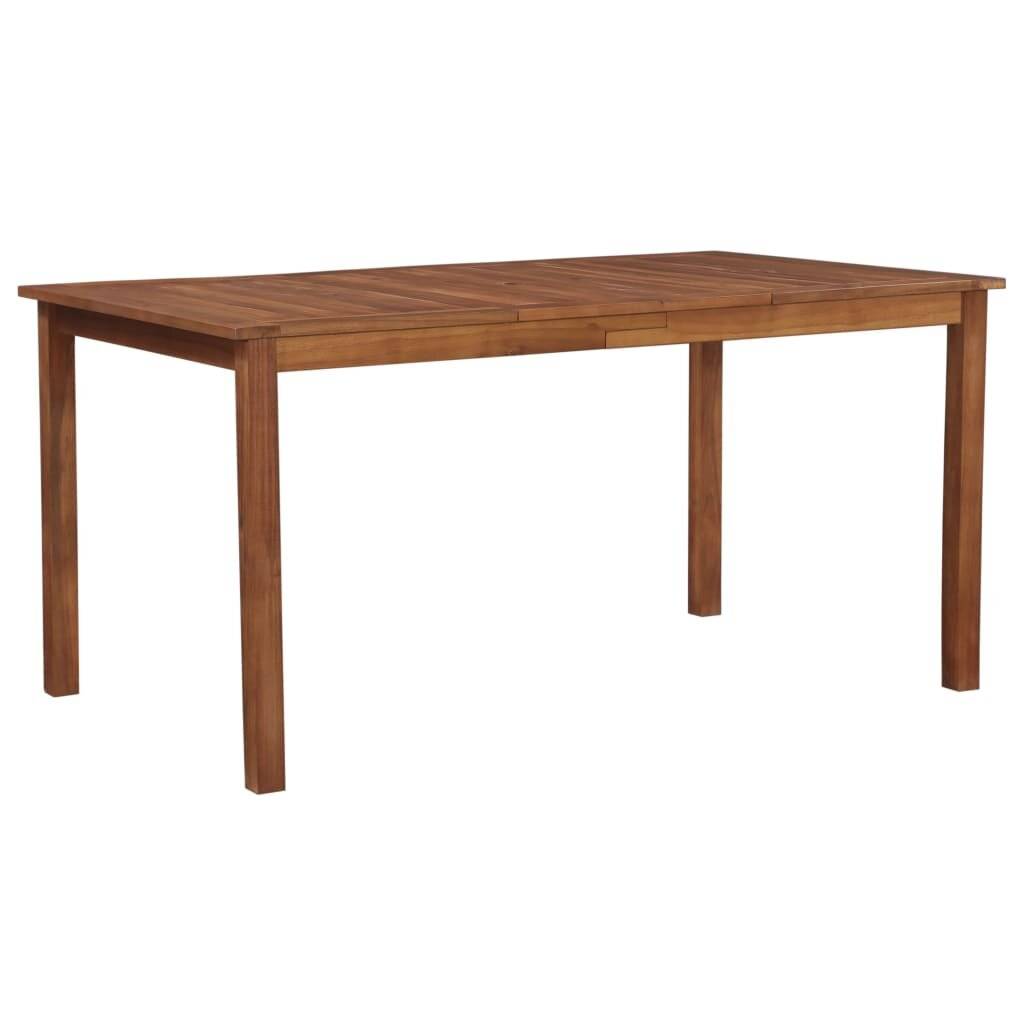vidaXL Gartentisch 150x90x74 cm Massivholz Akazie-5