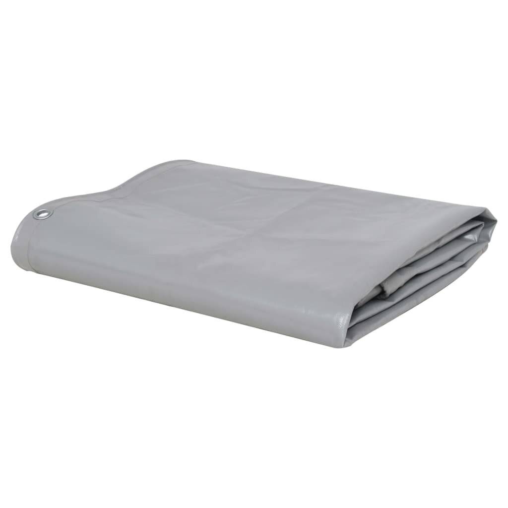 vidaXL Abdeckplane 650 g/m² 4x5 m Grau-0