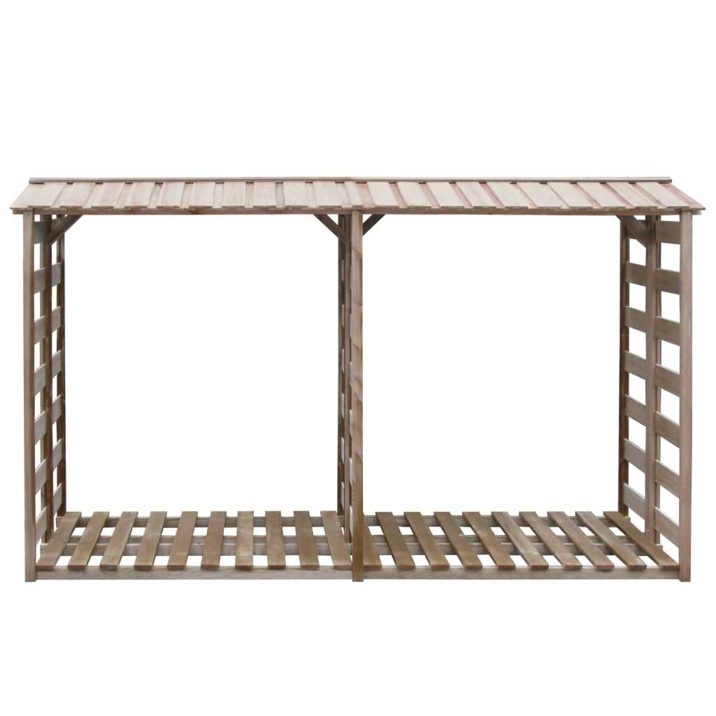 Feuerholz-Lagerschuppen 300x100x176 cm Imprägniertes Kiefernholz-1