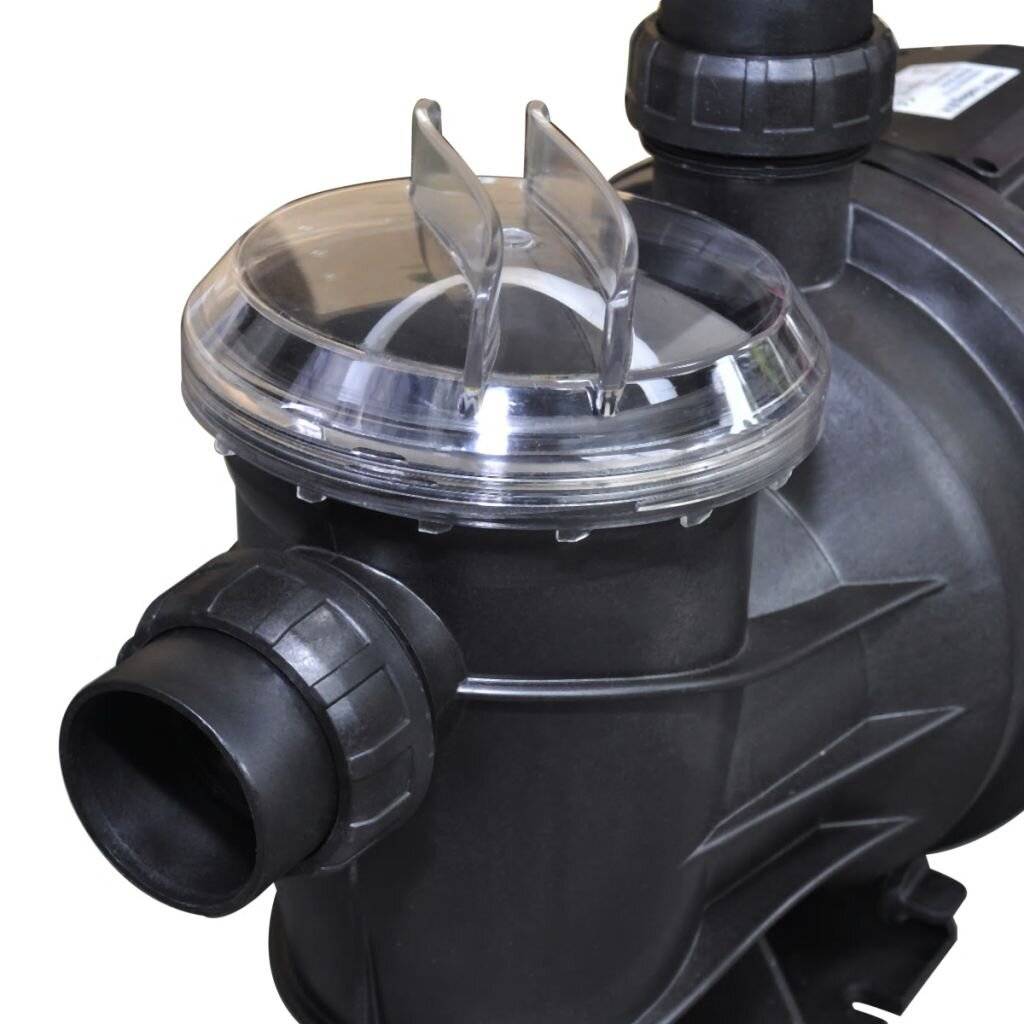 Schwimmbadpumpe Umwälzpumpe Poolpumpe Pumpe elektronik blau 1200W-1