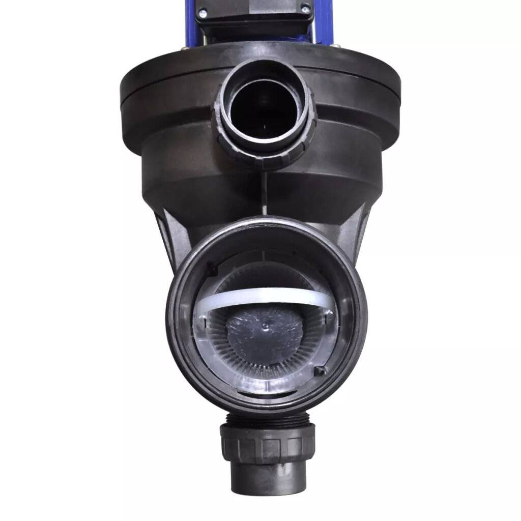 Schwimmbadpumpe Umwälzpumpe Poolpumpe Pumpe elektronik blau 1200W-4