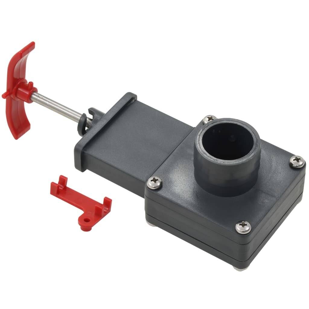 Pool Absperrschieber 2-tlg. 1,5"-3