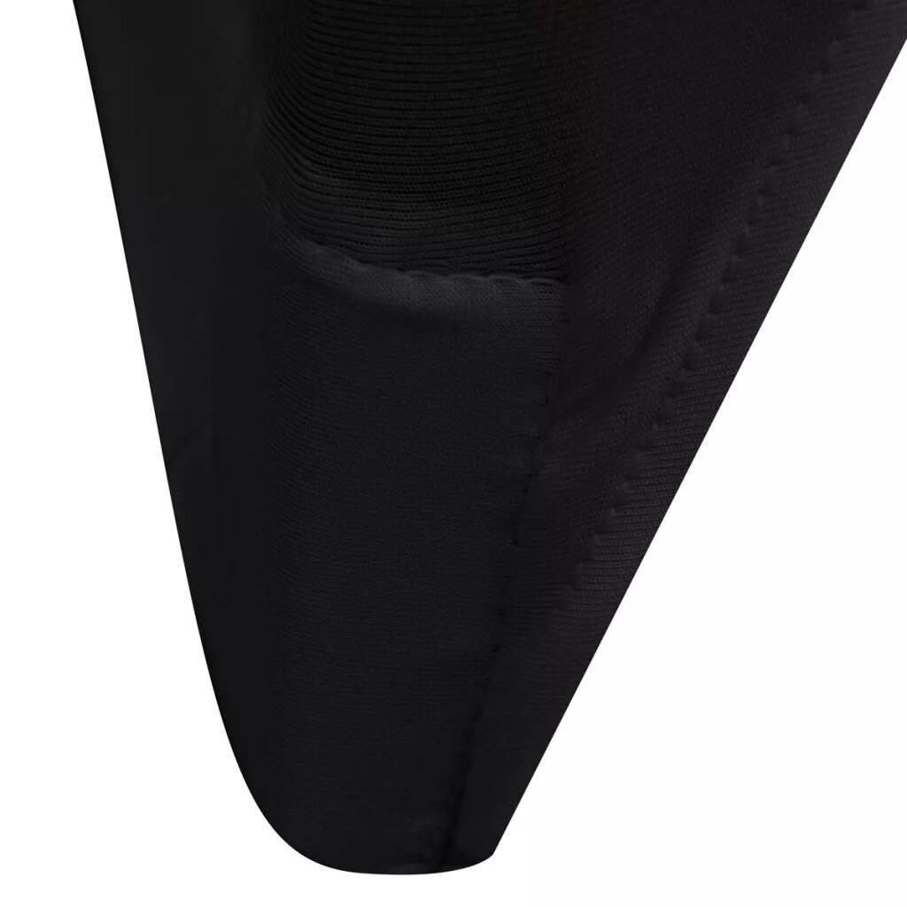 Stretch-Stuhlhussen 100 Stk. Schwarz-5