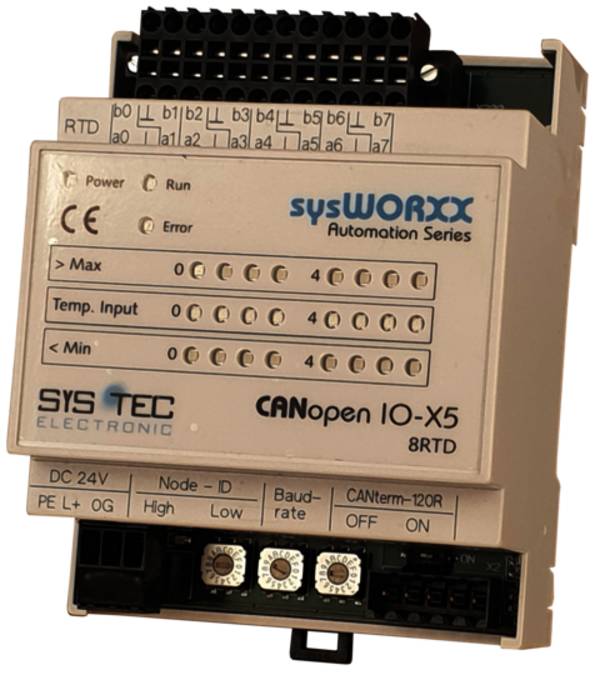 sysWORXX CANopen IO-X5 3001004 8AI RTD