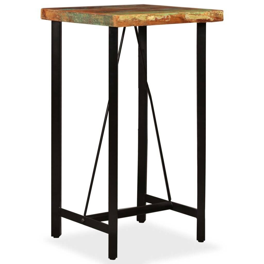 Symbolbild für vidaXL Bartisch Altholz Massiv 60x60x107 cm