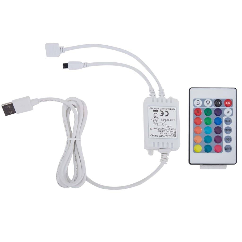Symbolbild für vidaXL Gaming-Stuhl mit RGB LED-Leuchten Blau und Schwarz Kunstleder
