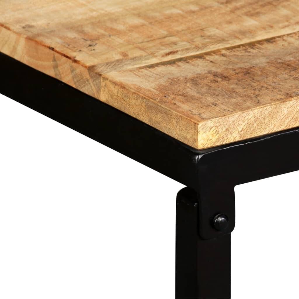 vidaXL Sitzbank Massiv-Mangoholz 110 x 35 x 45 cm-4